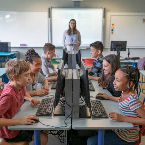 creacion de contenido con inteligencia artificial para colegios e institutos